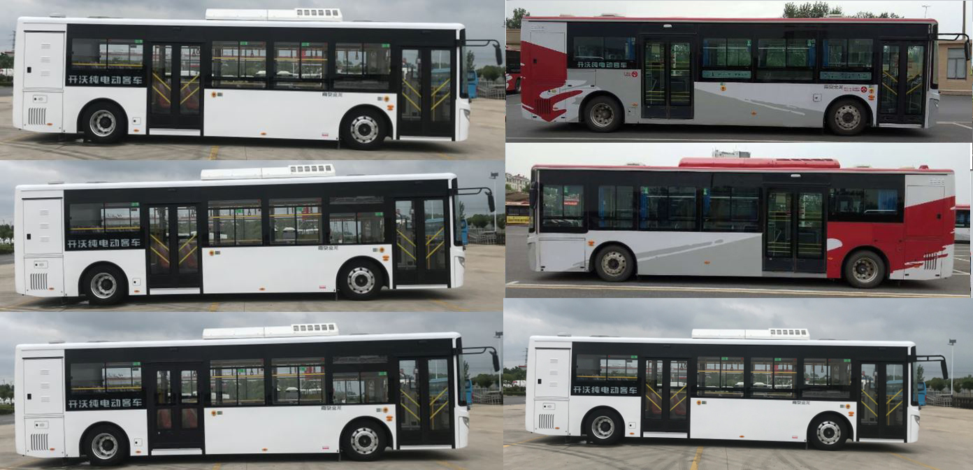 开沃牌NJL6100EV11纯电动低入口城市客车公告图片