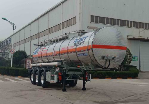 瑞江牌10.5米32.5吨3轴易燃液体罐式运输半挂车(WL9404GRYC)