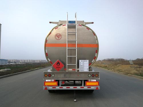 专致牌YZZ9400GRYLEB铝合金易燃液体罐式运输半挂车公告图片