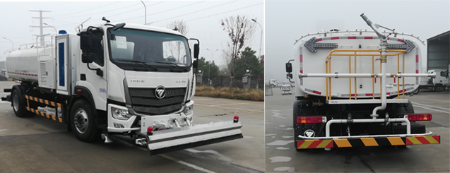 福田牌BJ5182GQXEV-H1纯电动清洗车公告图片