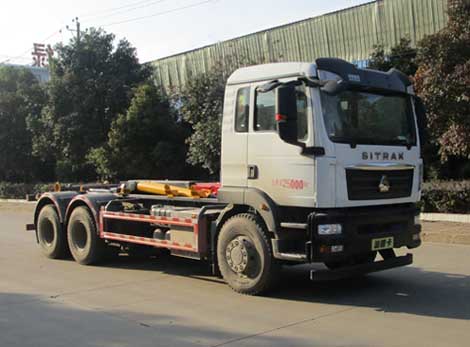 天威緣牌TWY5250ZXXZ6車廂可卸式垃圾車公告圖片