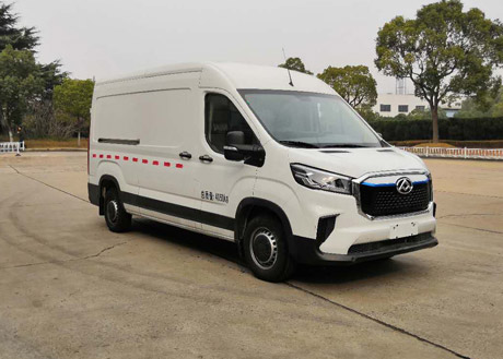 大通牌SH5041XXYJ7BEV-1純電動廂式運(yùn)輸車公告圖片