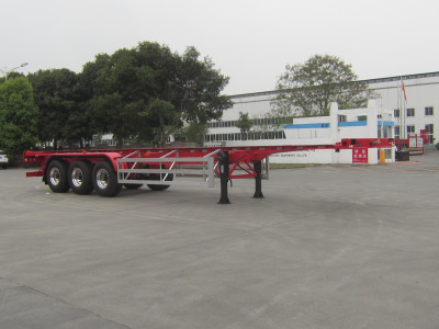 迈隆牌12.4米35.8吨3轴集装箱运输半挂车(TSZ9405TJZG)
