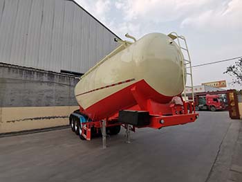 骏强牌9.3米33.6吨3轴中密度粉粒物料运输半挂车(JQ9405GFL01)