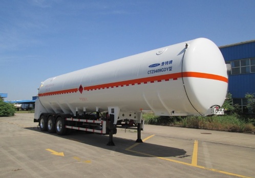查特牌13米24.7吨3轴低温液体运输半挂车(CTZ9409GDY)
