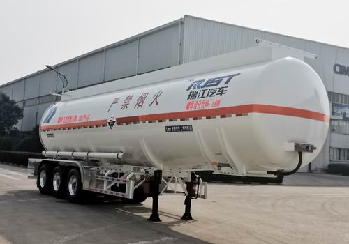 瑞江牌10.4米32.2吨3轴腐蚀性物品罐式运输半挂车(WL9400GFWC)