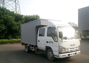 五十鈴牌QL5040XXYA6HW廂式運(yùn)輸車公告圖片