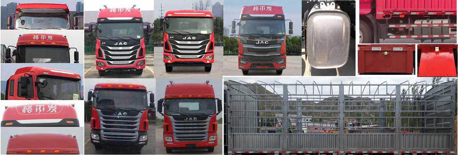 江淮牌HFC5181CCYP3K2A50S1V倉(cāng)柵式運(yùn)輸車公告圖片