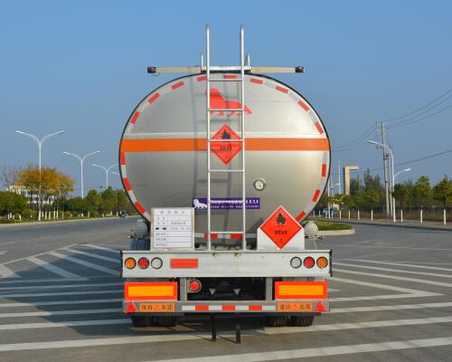 欧曼牌HFV9408GRYB铝合金易燃液体罐式运输半挂车公告图片