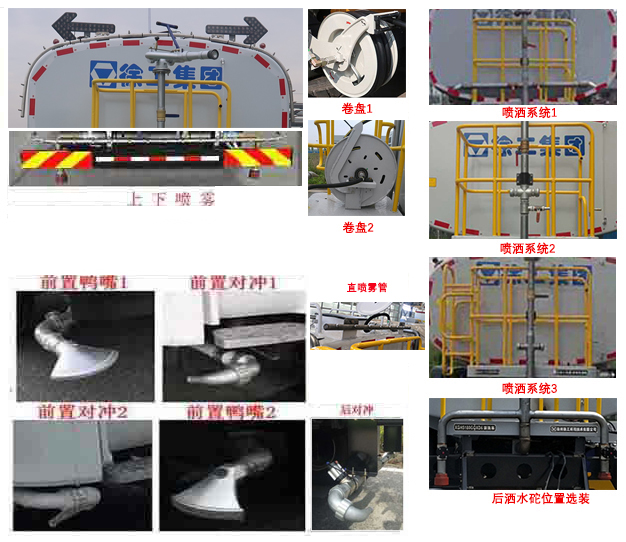 徐工牌DXA5180GPSD6绿化喷洒车公告图片