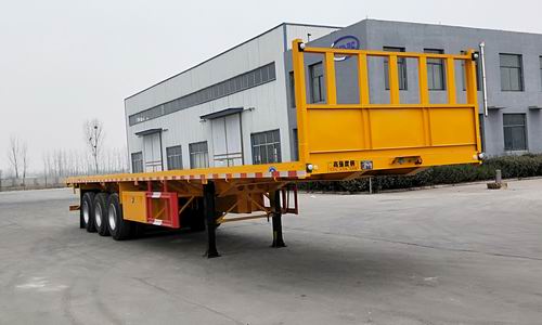 龙威事业牌13米34吨3轴平板运输半挂车(AZY9400TPB)