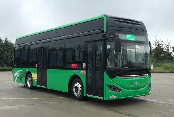 海格牌10.5米21-36座燃料电池低入口城市客车(KLQ6106GAFCEV2)