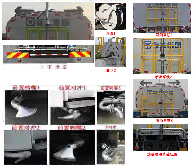 徐工牌DXA5182GPSD6绿化喷洒车公告图片