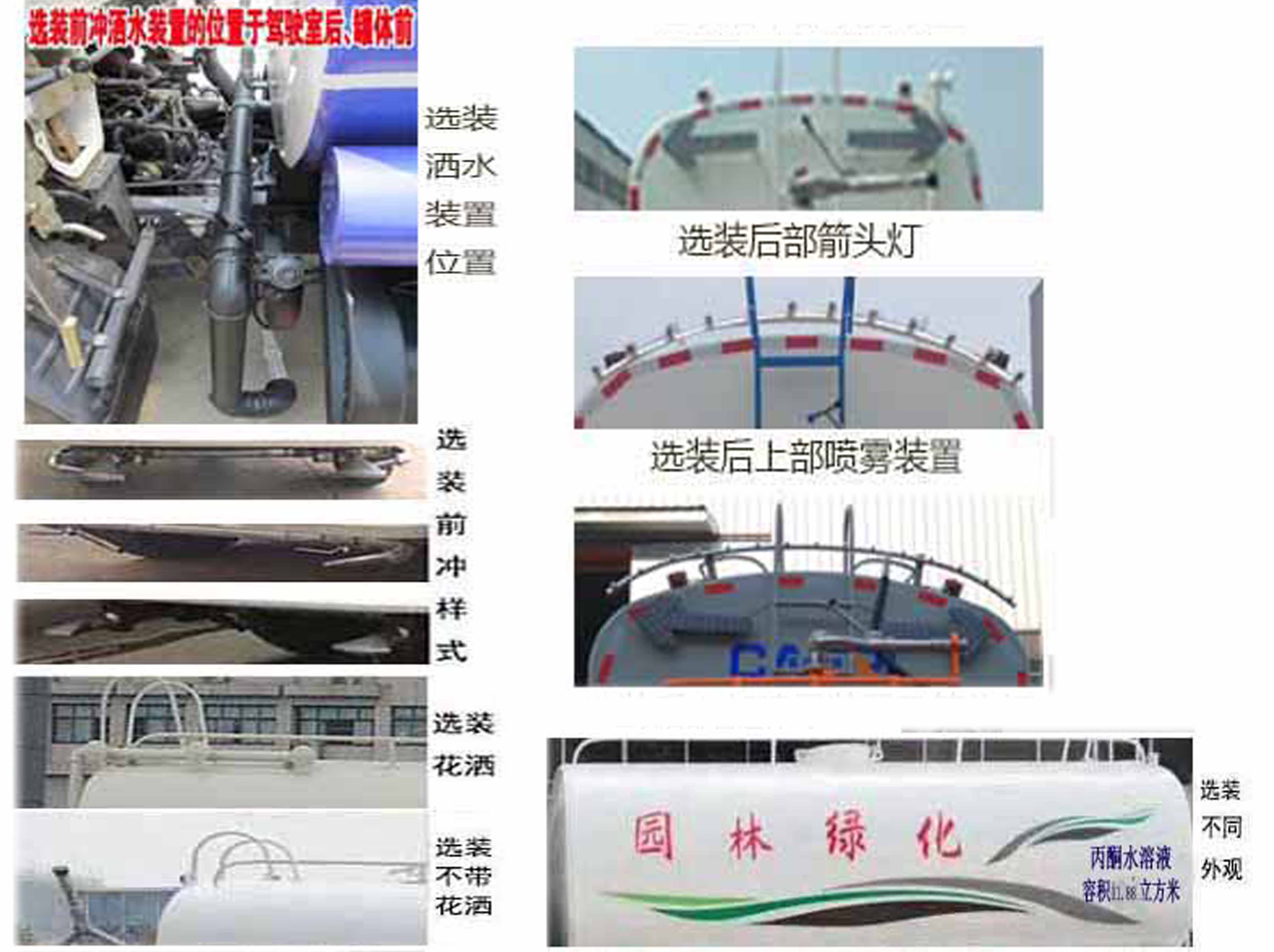 专威牌HTW5181GPSCA6绿化喷洒车公告图片