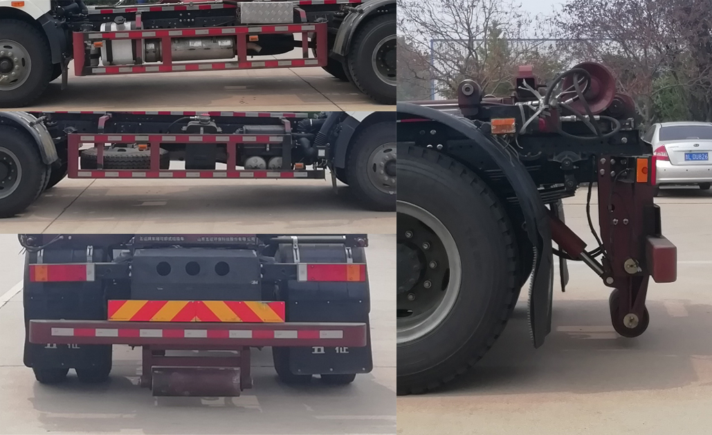 五征牌WZK5180ZXXJ6車廂可卸式垃圾車公告圖片