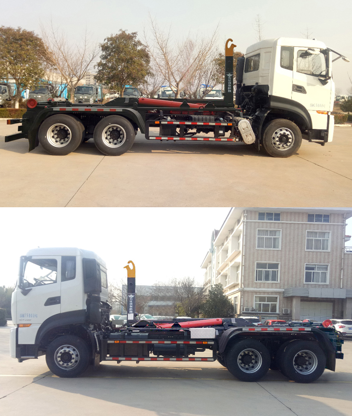 五征牌WZK5250ZXXE6車廂可卸式垃圾車公告圖片