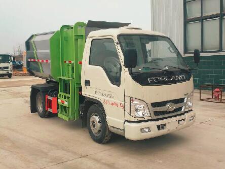 浩天星運牌HTX5045ZZZBL6自裝卸式垃圾車公告圖片