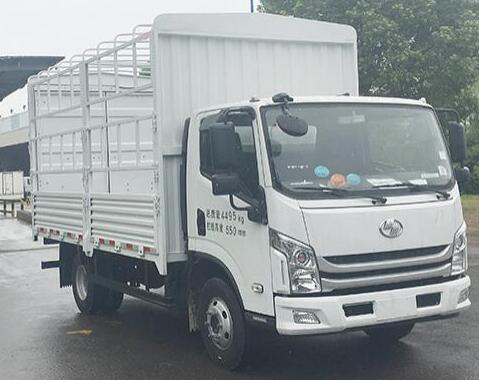 躍進(jìn)牌SH5043CCYZFDDWZ1倉柵式運(yùn)輸車公告圖片