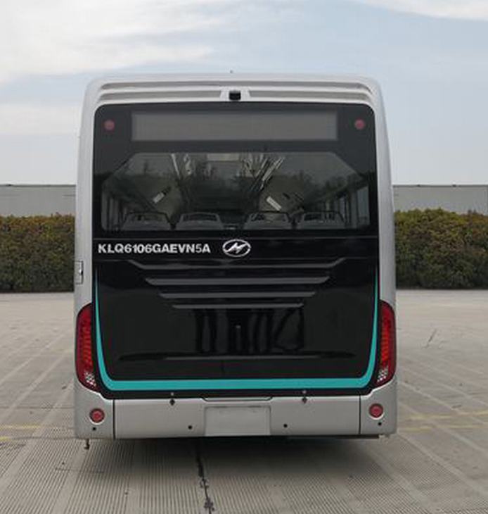 海格牌KLQ6106GAEVN5A纯电动低入口城市客车公告图片