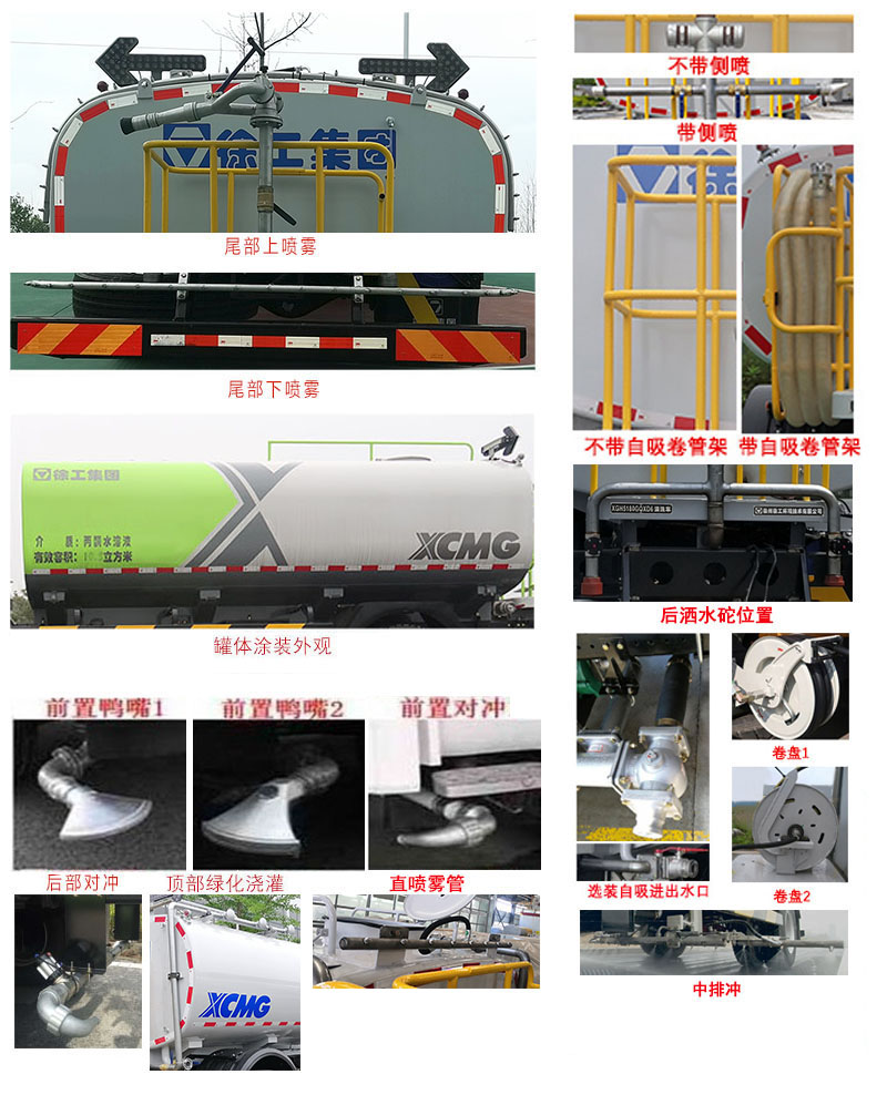 徐工牌DXA5252GPSD6绿化喷洒车公告图片