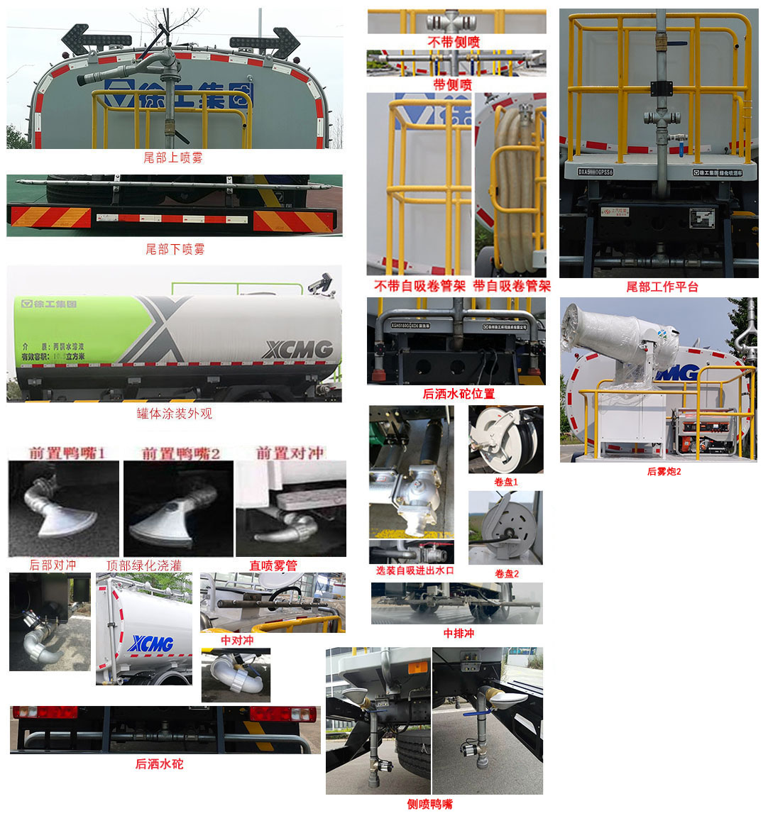 徐工牌DXA5250GPSS6綠化噴灑車公告圖片