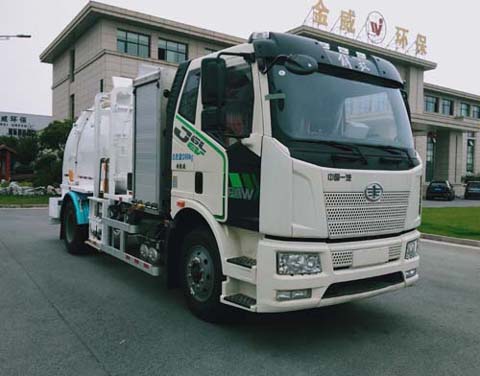金驫牌YJW5120TCABEV纯电动餐厨垃圾车公告图片