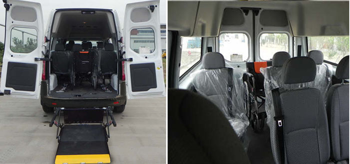 聚塵王牌HNY5030XSCJYC6傷殘運(yùn)送車公告圖片