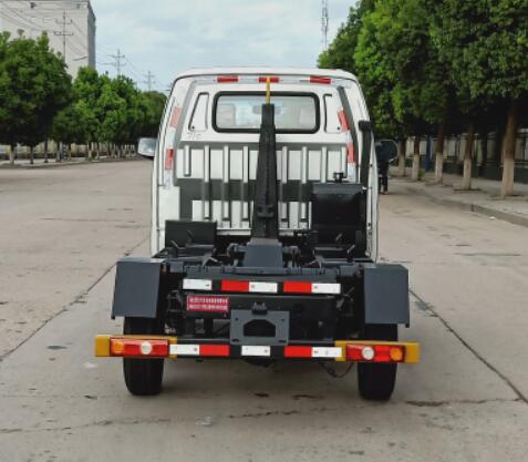 聚塵王牌HNY5030ZXXE6車廂可卸式垃圾車公告圖片