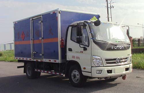 多士星牌JHW5080XRQB-F3易燃气体厢式运输车