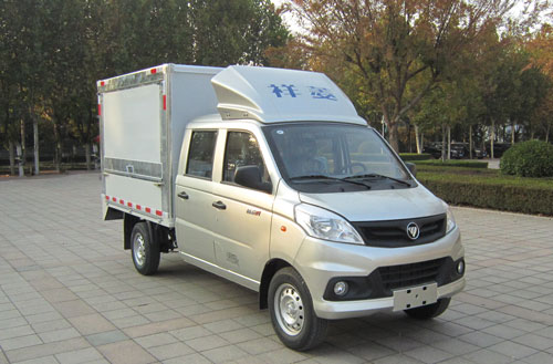 福田牌BJ5030XYK4AV6-01翼開(kāi)啟廂式車(chē)公告圖片
