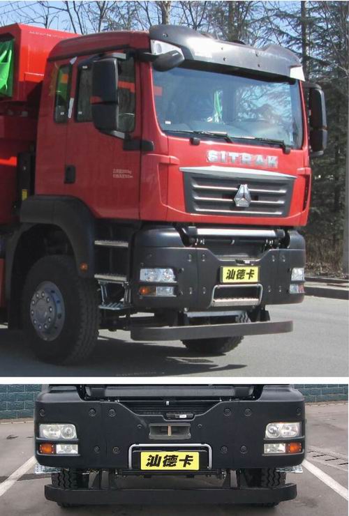 汕德卡牌ZZ5316ZLJN346MF1自卸式垃圾車公告圖片