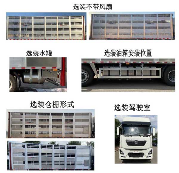 高赛华运牌CGS5310CCQ畜禽运输车公告图片
