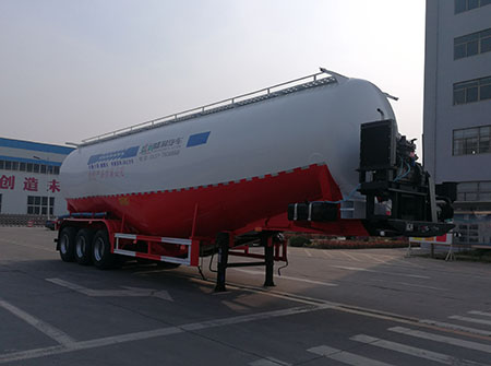 盛润牌12.5米29吨3轴低密度粉粒物料运输半挂车(SKW9403GFLD)
