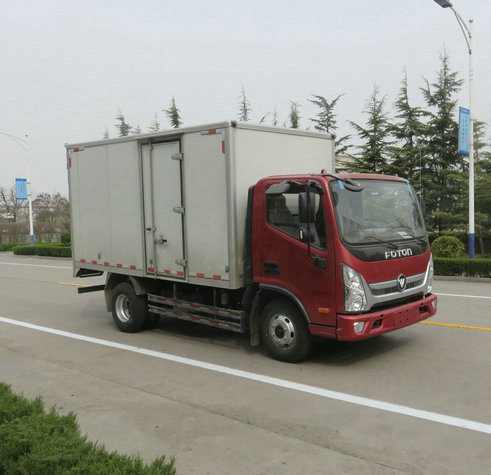 福田牌BJ5128XXY-A2厢式运输车公告图片