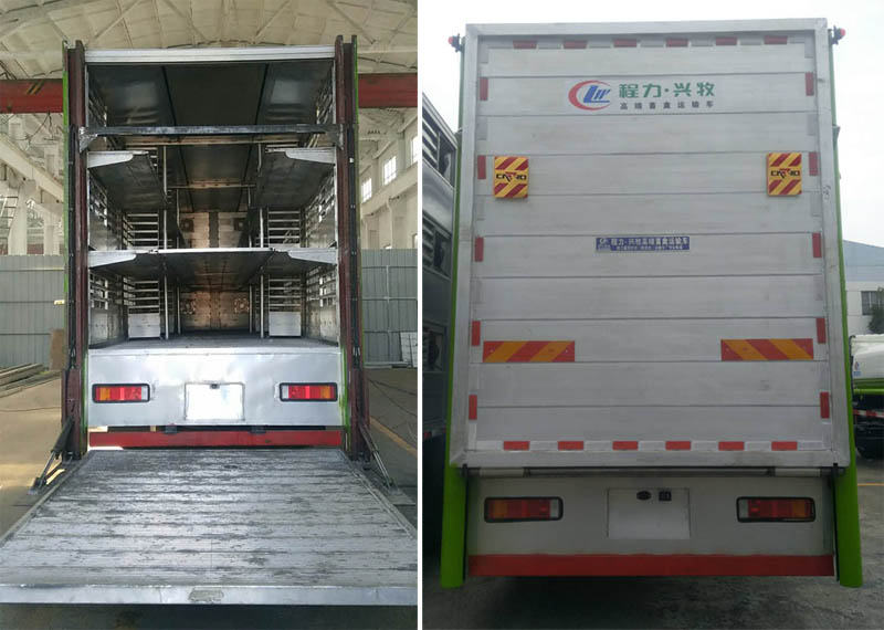 程力威牌CLW5310CCQD5畜禽運(yùn)輸車公告圖片
