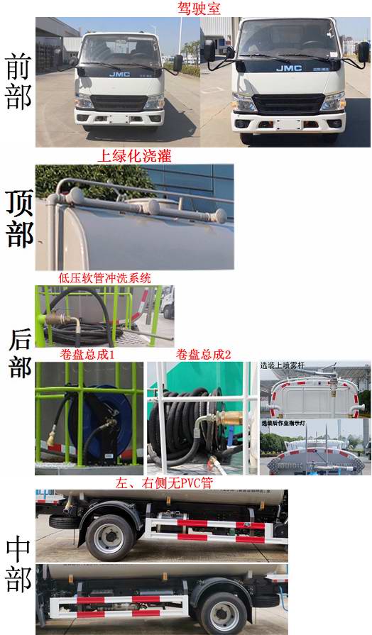 中标牌ZBH5073GSSJXE6B洒水车公告图片