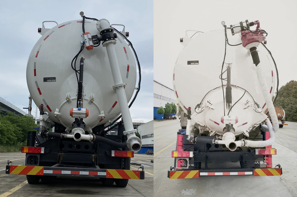 皇冠牌WZJ5311GXYE6吸引壓送車公告圖片