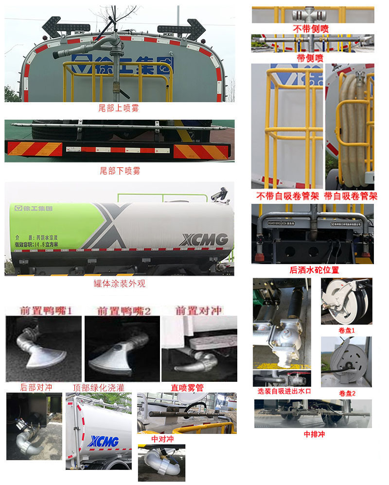 徐工牌DXA5250GPSZ6绿化喷洒车公告图片