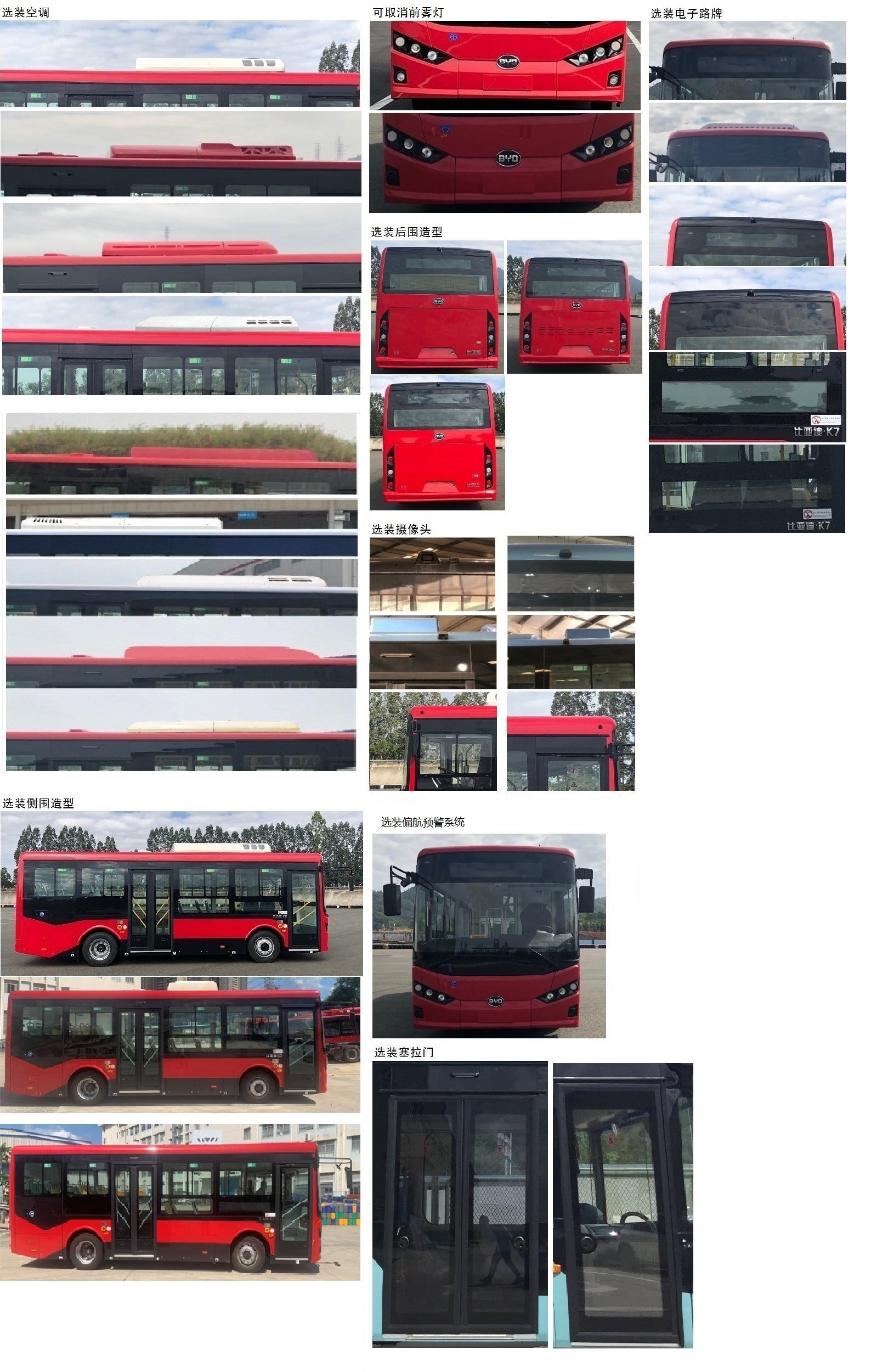 比亚迪牌BYD6851B3EV1纯电动城市客车公告图片