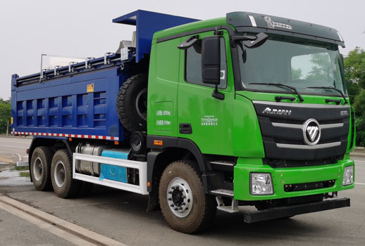 歐曼牌BJ5259ZLJY6DPL-01自卸式垃圾車公告圖片