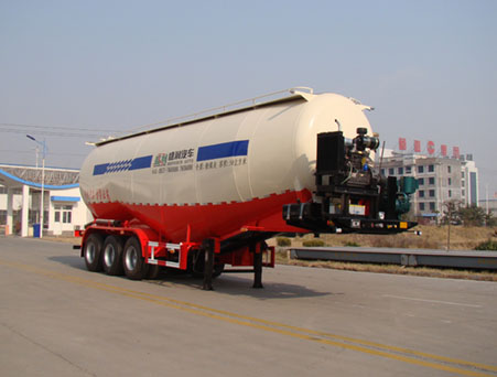 盛润牌11.1米29.9吨3轴低密度粉粒物料运输半挂车(SKW9408GFLA)