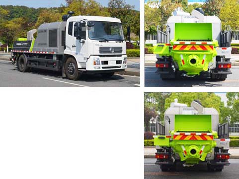 中联牌ZLJ5140THBEE车载式混凝土泵车公告图片