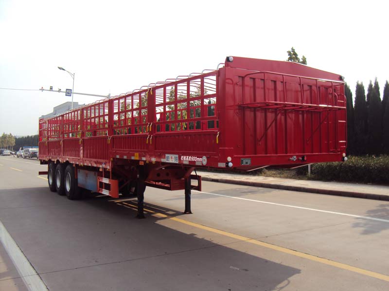 宇田牌13米34.1吨3轴仓栅式运输半挂车(LHJ9405CCY)