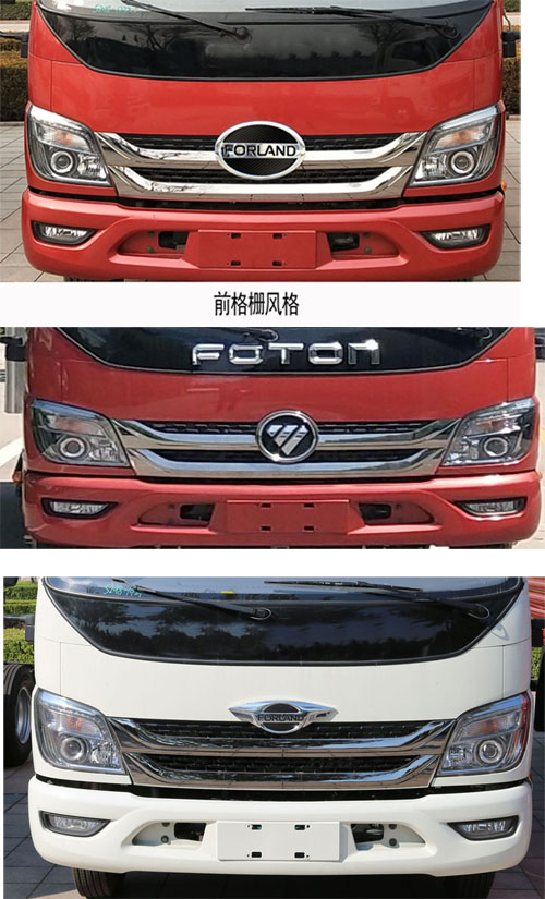 福田牌BJ5043CCY9PDA-01倉柵式運輸車公告圖片