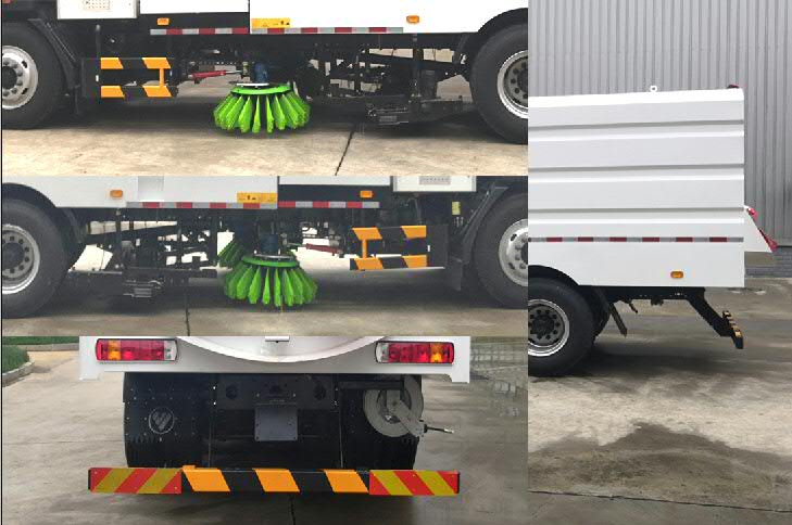 福田牌BJ5182TXSEV-H1純電動洗掃車公告圖片