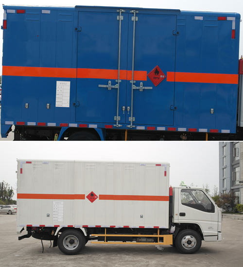 江鈴江特牌JMT5040XRQXGA26易燃?xì)怏w廂式運(yùn)輸車(chē)公告圖片
