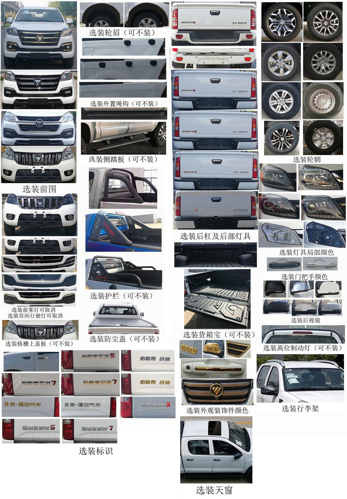 福田牌BJ1037V3MA6-1D多用途货车公告图片