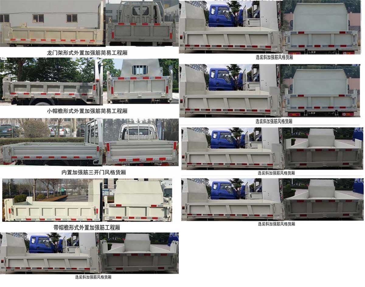 福田牌BJ3040D8ABA-AA自卸汽车公告图片