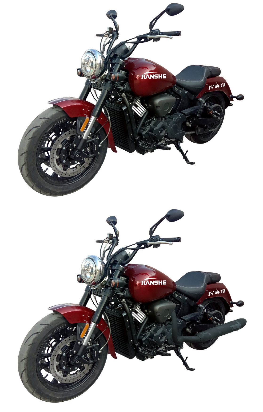 建设牌JS700-2D两轮摩托车公告图片