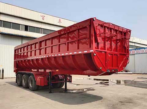 聚运达牌10.5米32吨3轴散装粮食运输半挂车(LZY9403ZLSH)